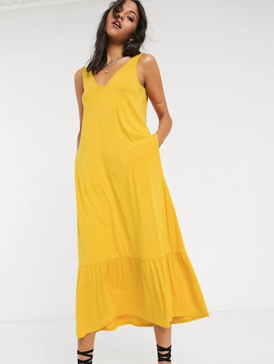 What Are The Best Dresses With Pockets This Season? ASOS Yellow Dress